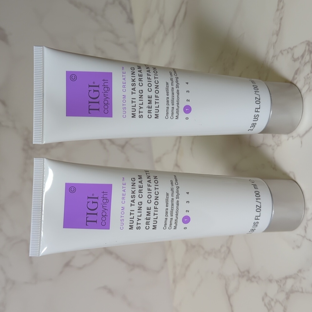 2 Tigi by Tigi Copyright CUSTOM CREATE MULTI TASKING STYLING CREAM 3.38 OZ New